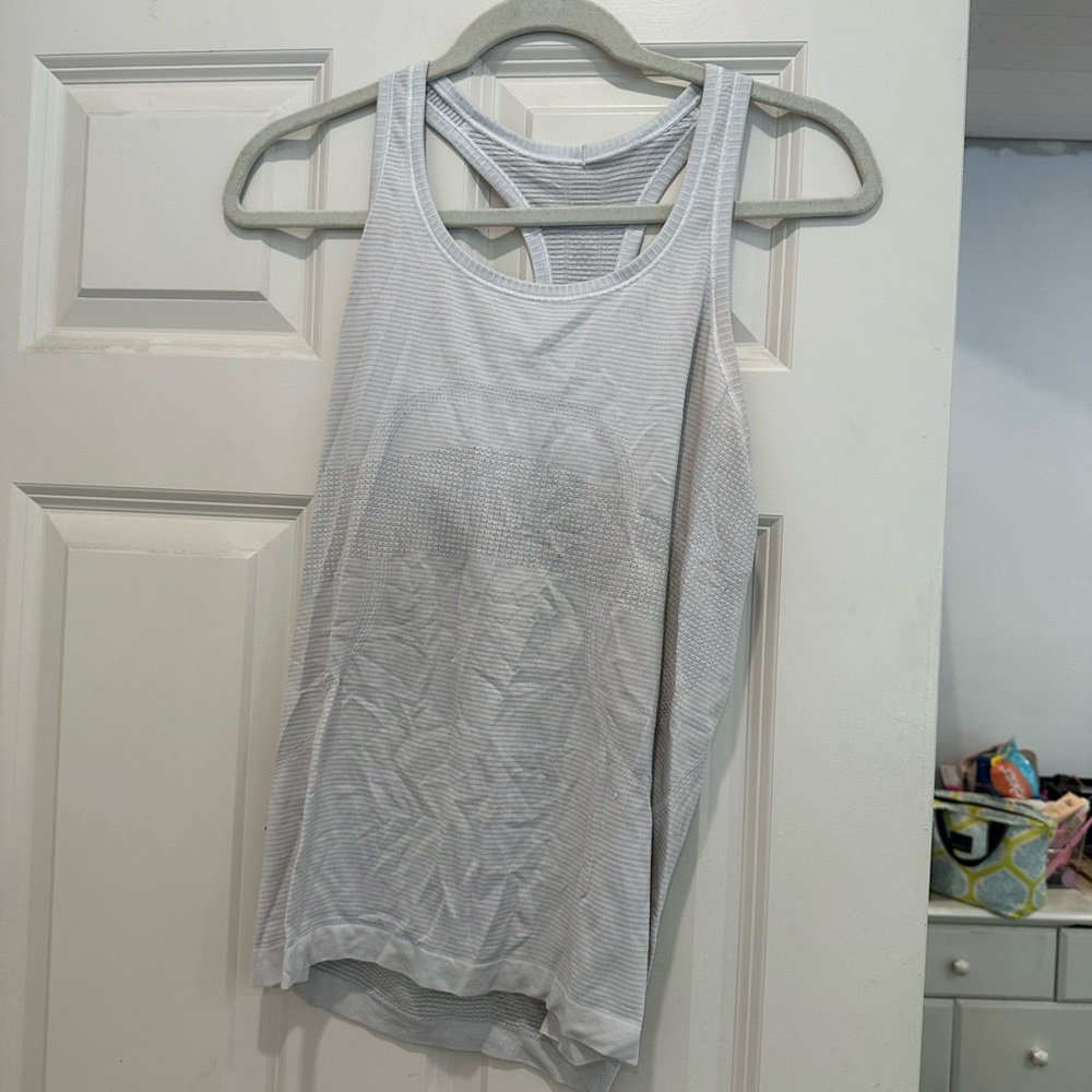 Lululemon White Swiftly Tank